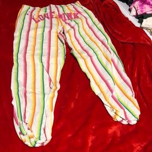 PINK victorias secret cotton lounge pants
